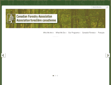 Tablet Screenshot of canadianforestry.com